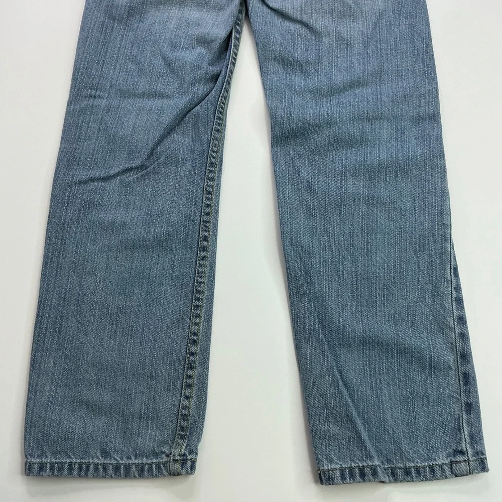 Denizen Light Blue Straight Fit Jeans Kids Size 10 Regular Adjustable Waist